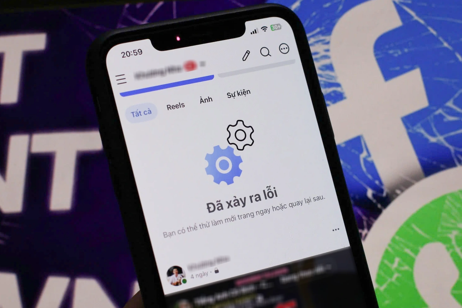 Facebook không thể truy cập